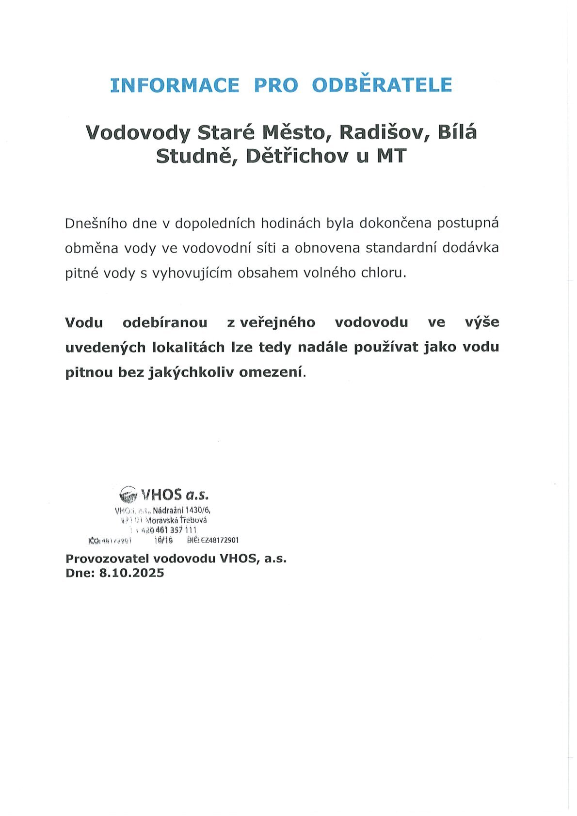 Pitná voda