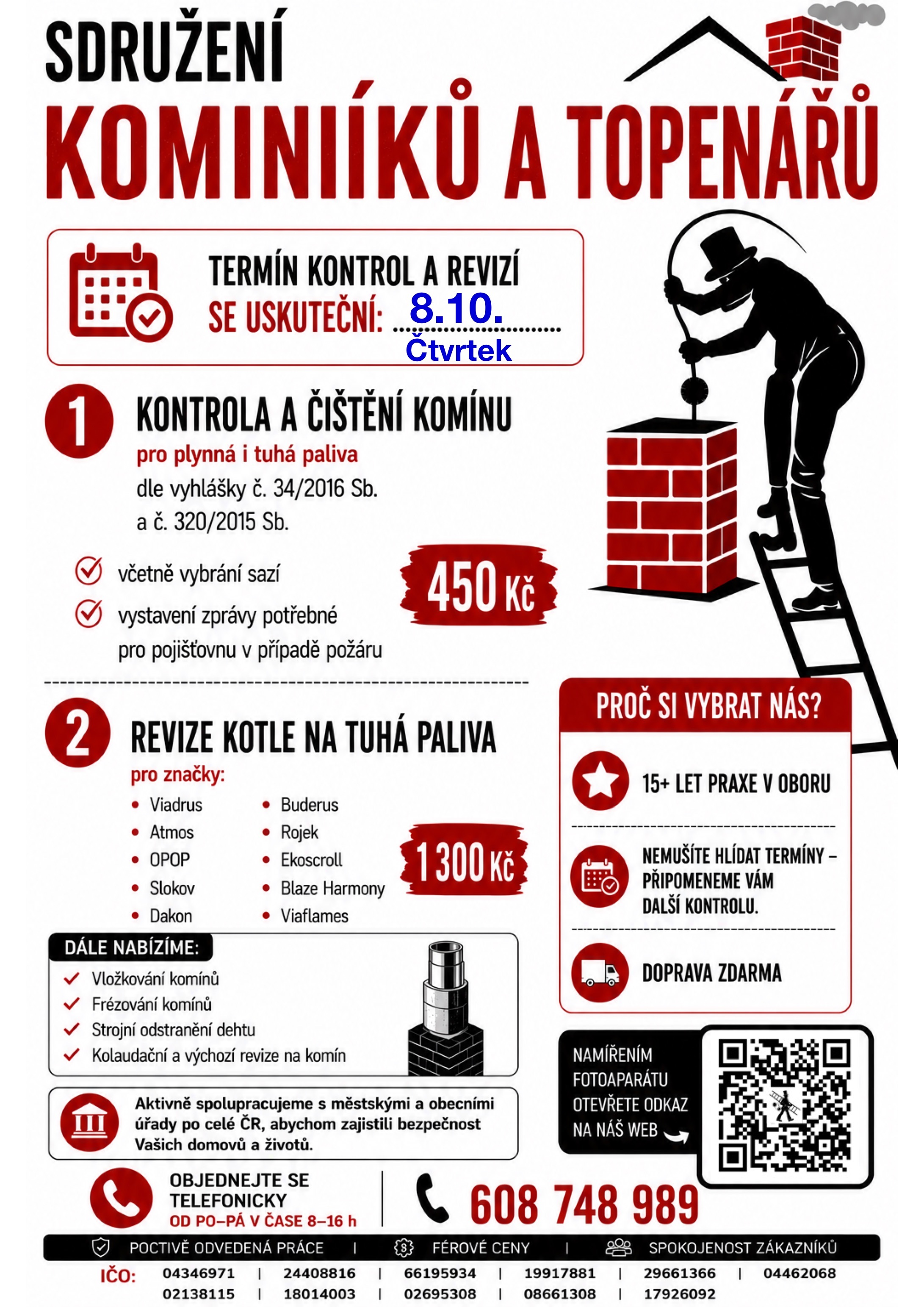 Kominické a topenářské služby